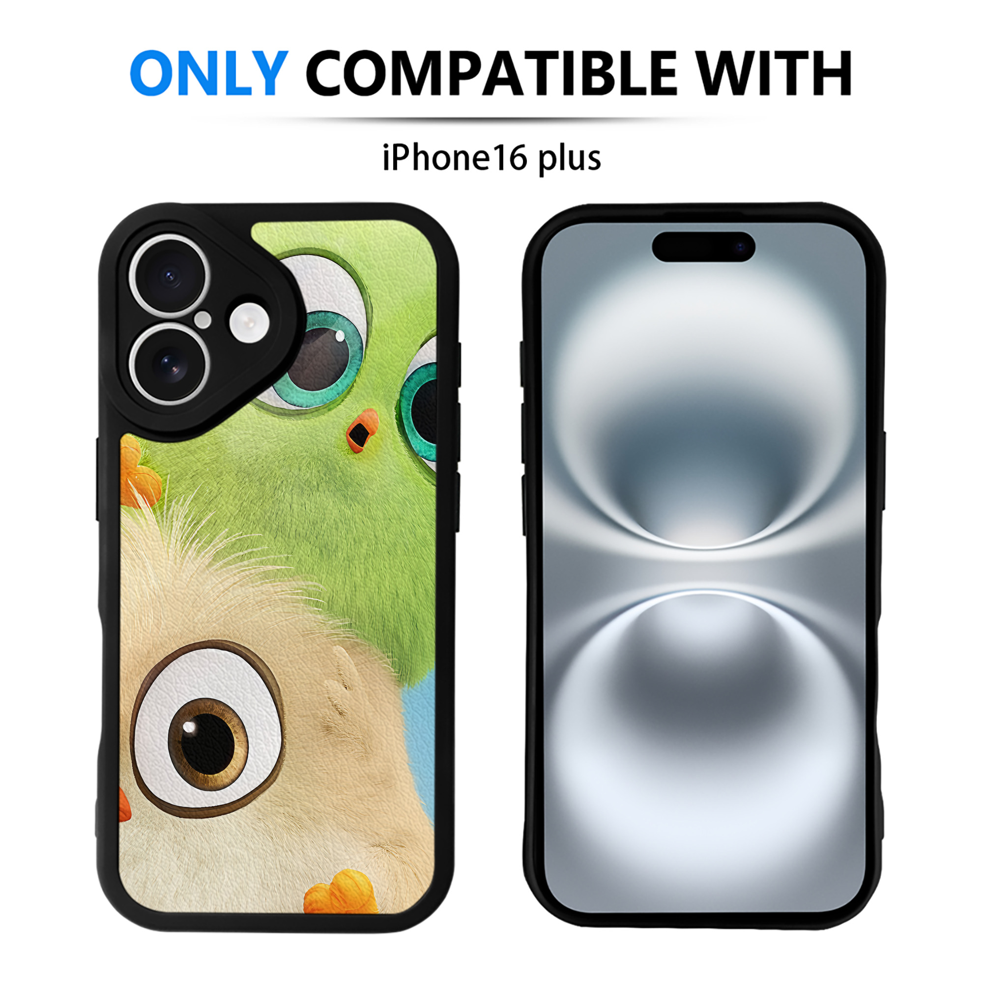 （画像用） Angry Birds アングリーバード 【iPhone 16シリーズ対応】シリコンスマホケース（レザー調） 材質：シリコン